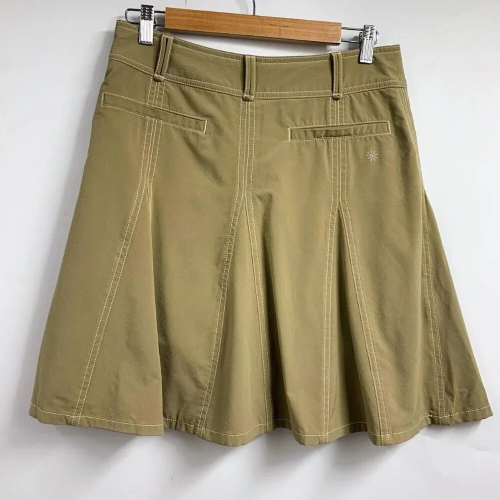 Athleta Women's Whatever Pleated Skirt Skort Short Tennis A-Line Size 6 - Picture 2 of 12